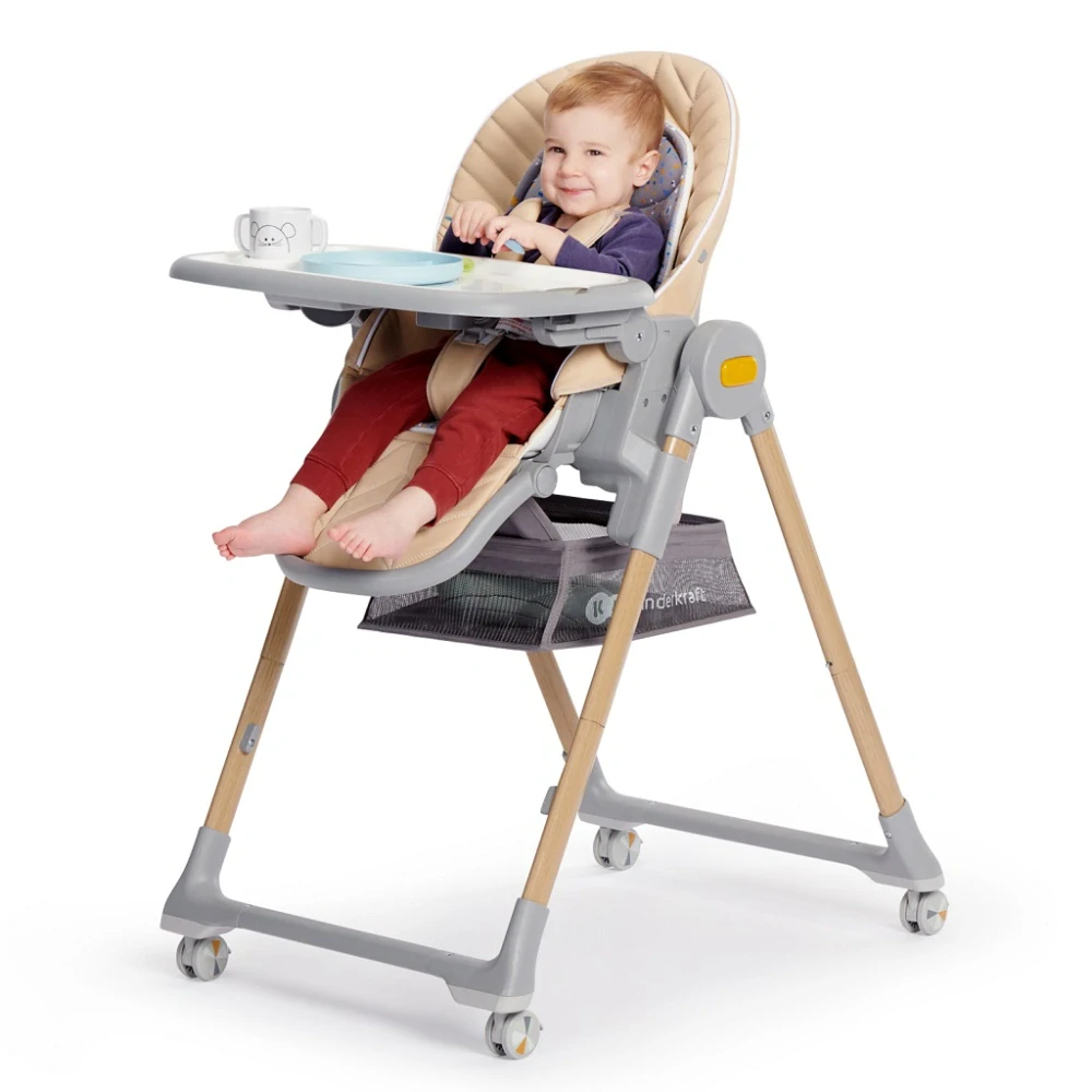 KINDERKRAFT SELECT Židlička jídelní Lastree Pink, Premium