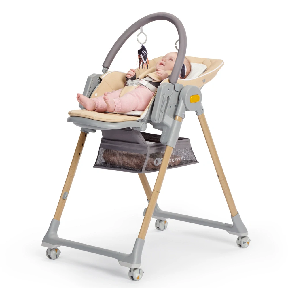 KINDERKRAFT SELECT Židlička jídelní Lastree Wood, Premium