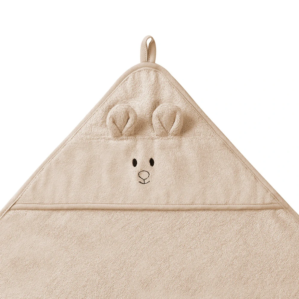 BABYONO Osuška bambusová Super Soft Dark Beige 100x100 cm