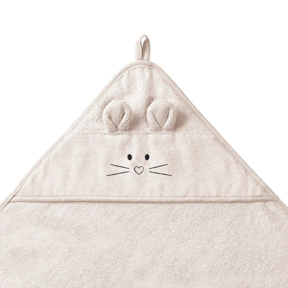 BABYONO Osuška bambusová Super Soft Light Beige 100x100 cm