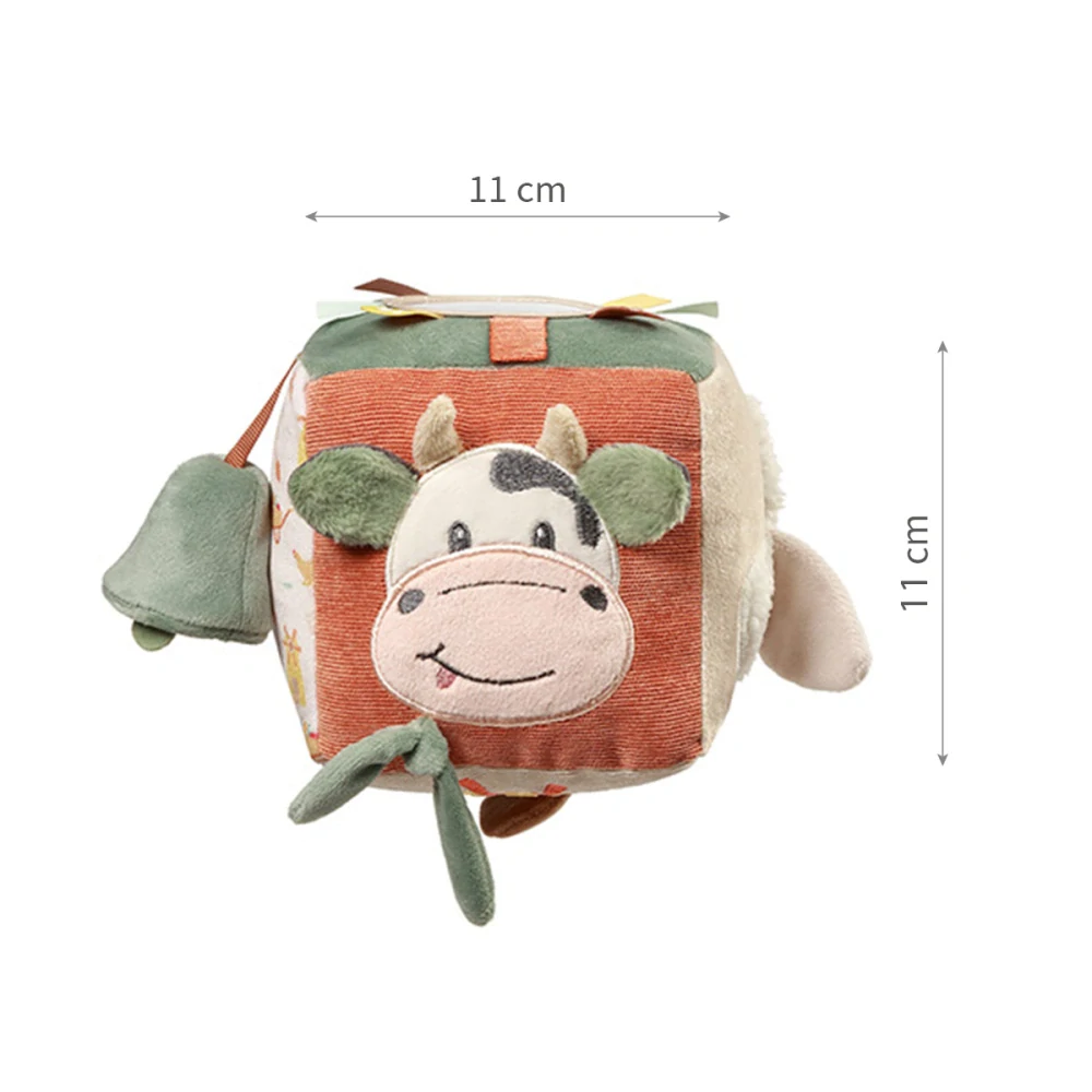 BABYONO Senzorická kostka Kravička BINGO