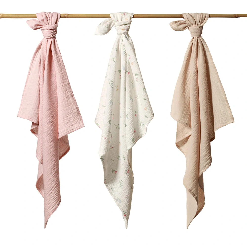 BABYONO Pleny mušelínové Super Soft 3 ks, Beige 70 x 70 cm