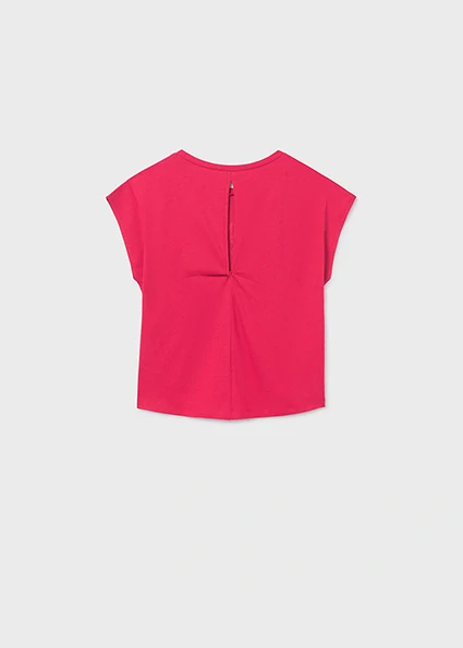 Dívčí triko krátký rukáv Mayoral 6010-10 Červené velikost 152