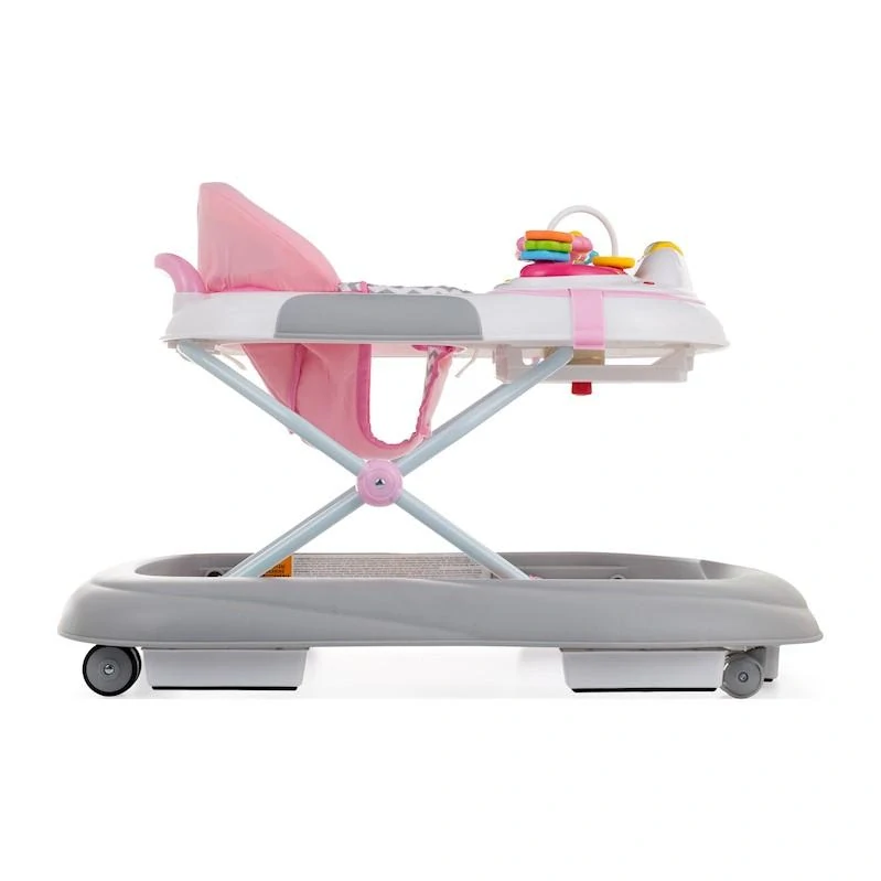 PETITE&MARS Chodítko se zvukem Monty Chevron Pink