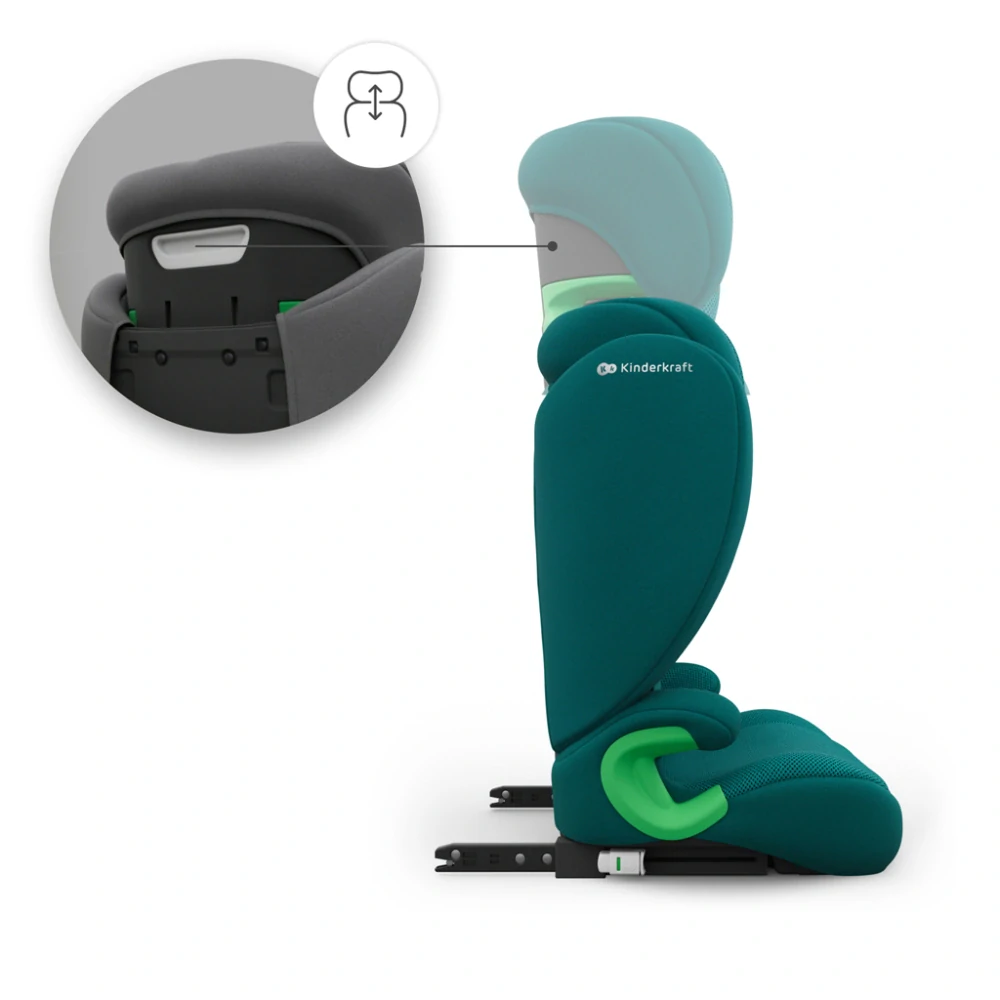 KINDERKRAFT Autosedačka Junior Fix 2 Plus (100-150 cm) Green