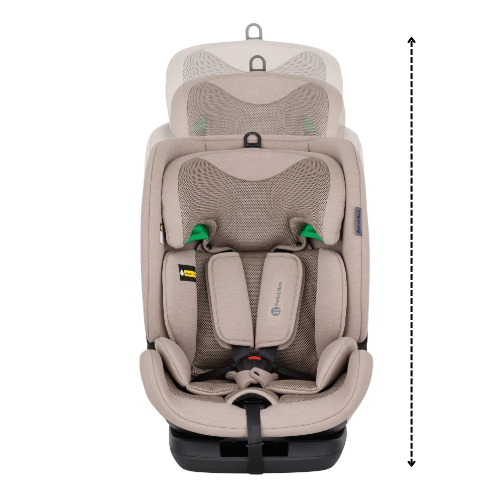 PETITE&MARS Autosedačka Prime Pro i-Size Tan Brown Air 76-150 cm (9-36 kg)