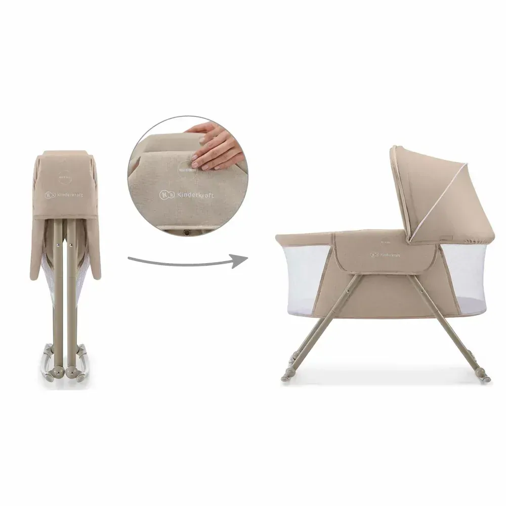 Postýlka dětská 3v1 Lovi Beige Kinderkraft 