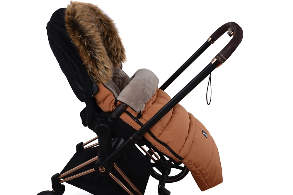 Zimní fusak Cottonmoose Combi  Amber+kožešina hnědá