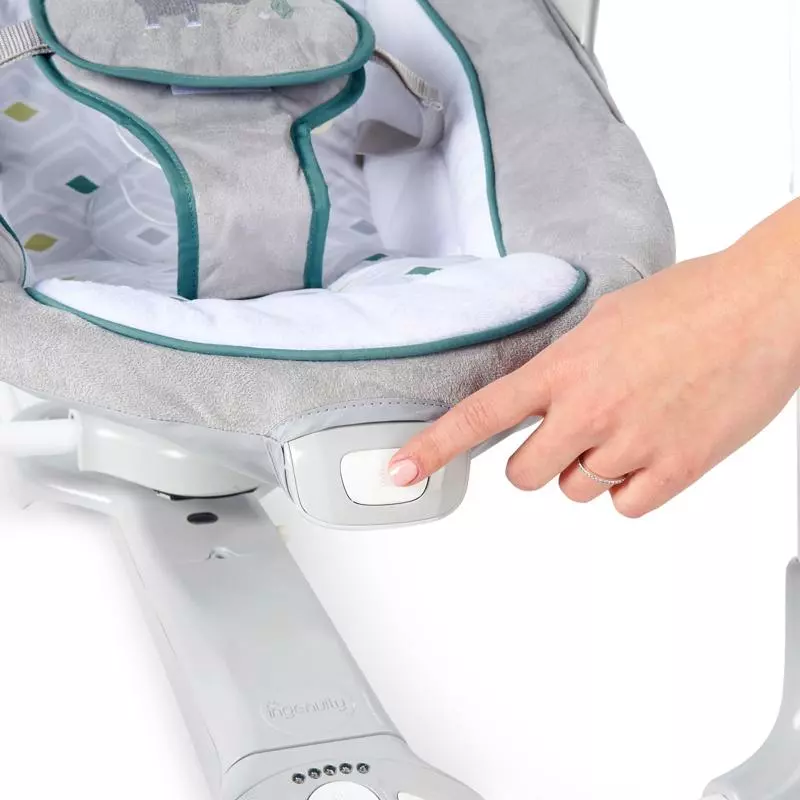 Ingenuity Houpačka konvertibilní vibrující s melodií Nash 2v1 0m+, do 9kg