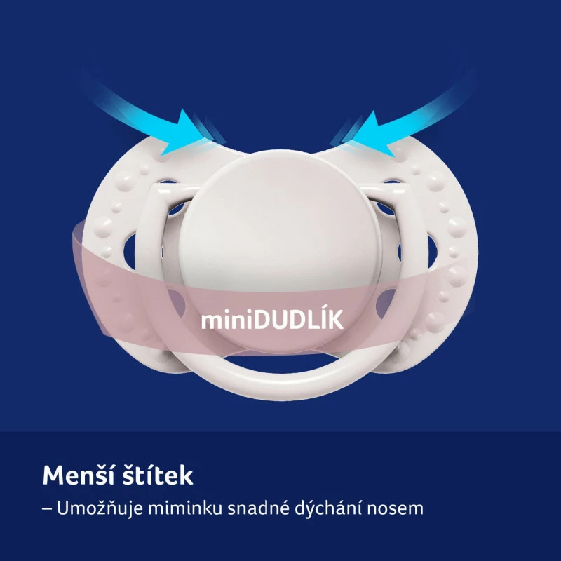 LOVI Dudlík mini BABY SHOWER 0-2m 2ks holka