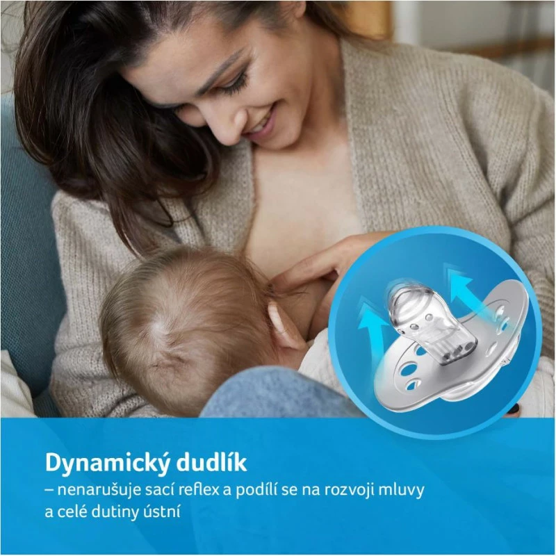 LOVI Dudlík silikonový dynamický HEY 3-6m 2ks Girl