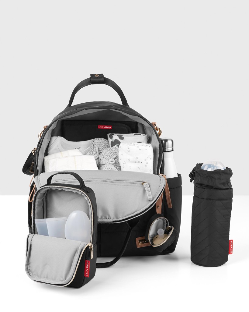 SKIP HOP Taška přebalovací/batoh 6v1 Suite Set Black
