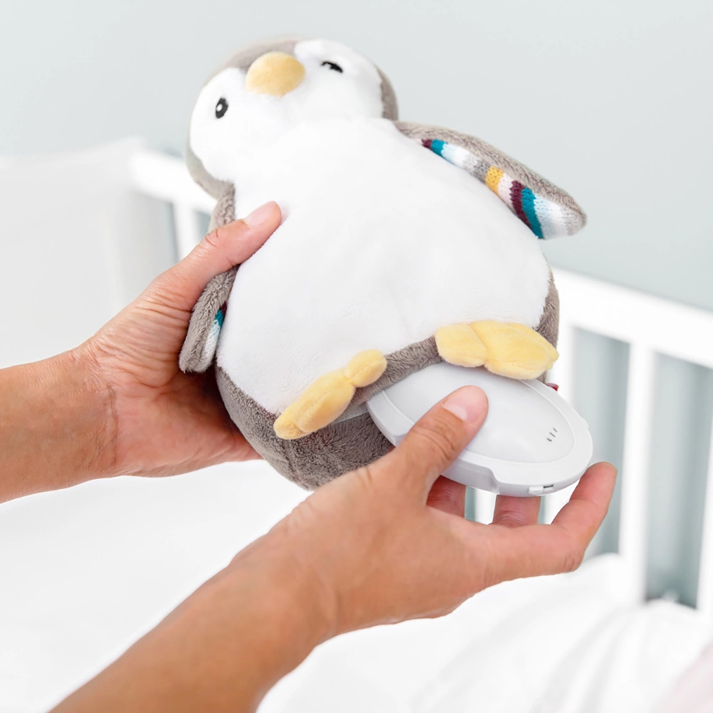 ZAZU Tučňák PHOEBE - Šumící zvířátko s nočním světlem a hlasovým rekordérem