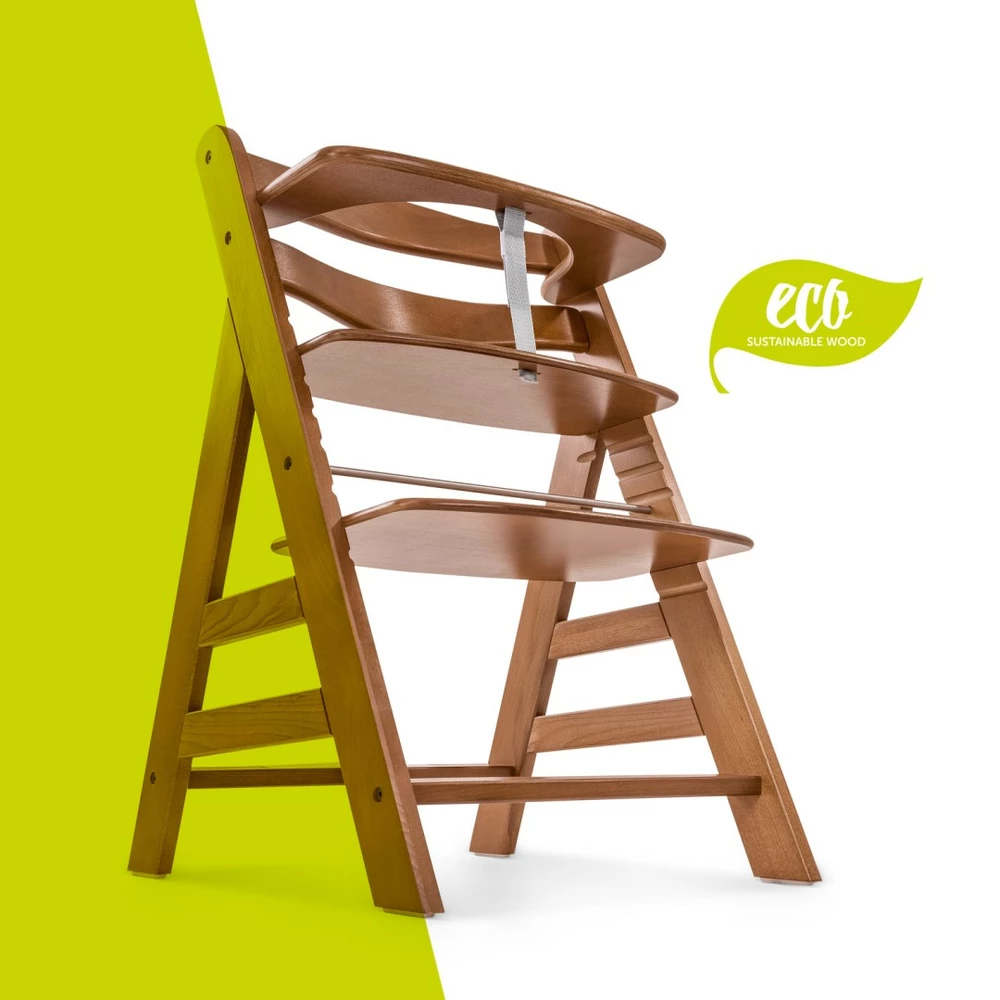 Jídelní dřevěná židle Hauck Alpha+ Walnut