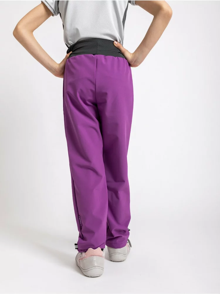 Dětské funkční kalhoty Unuo Action Ostružinová velikost 122/128