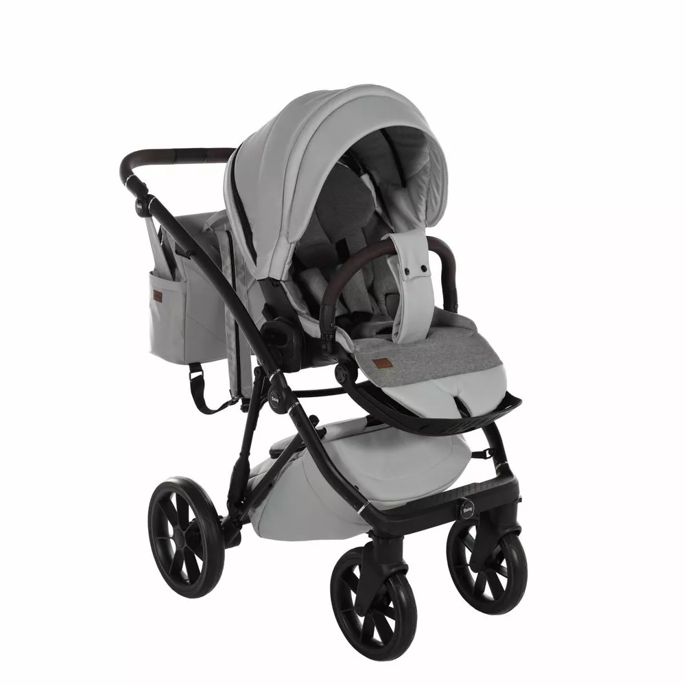 Kombinovaný kočárek Jasmine Daisy Soft 2v1 06 Light Grey
