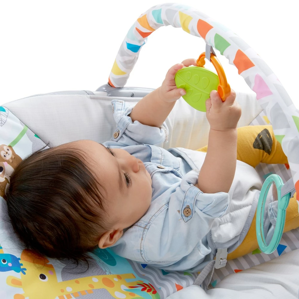BRIGHT STARTS Lehátko vibrující Safari Fun™ 0m+ do 9 kg