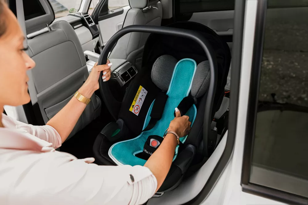 Prodyšná podložka do autosedačky Zopa Breeze sk. 0+ - Ice Grey