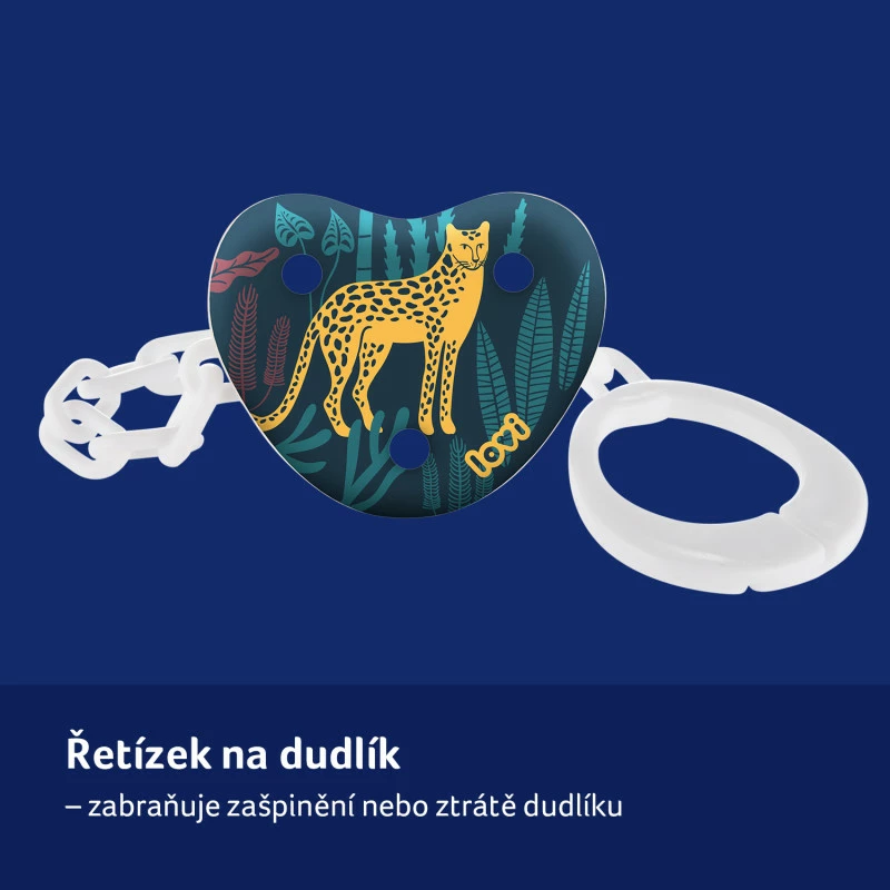 Lovi řetízek na dudlík Jungle Vibes