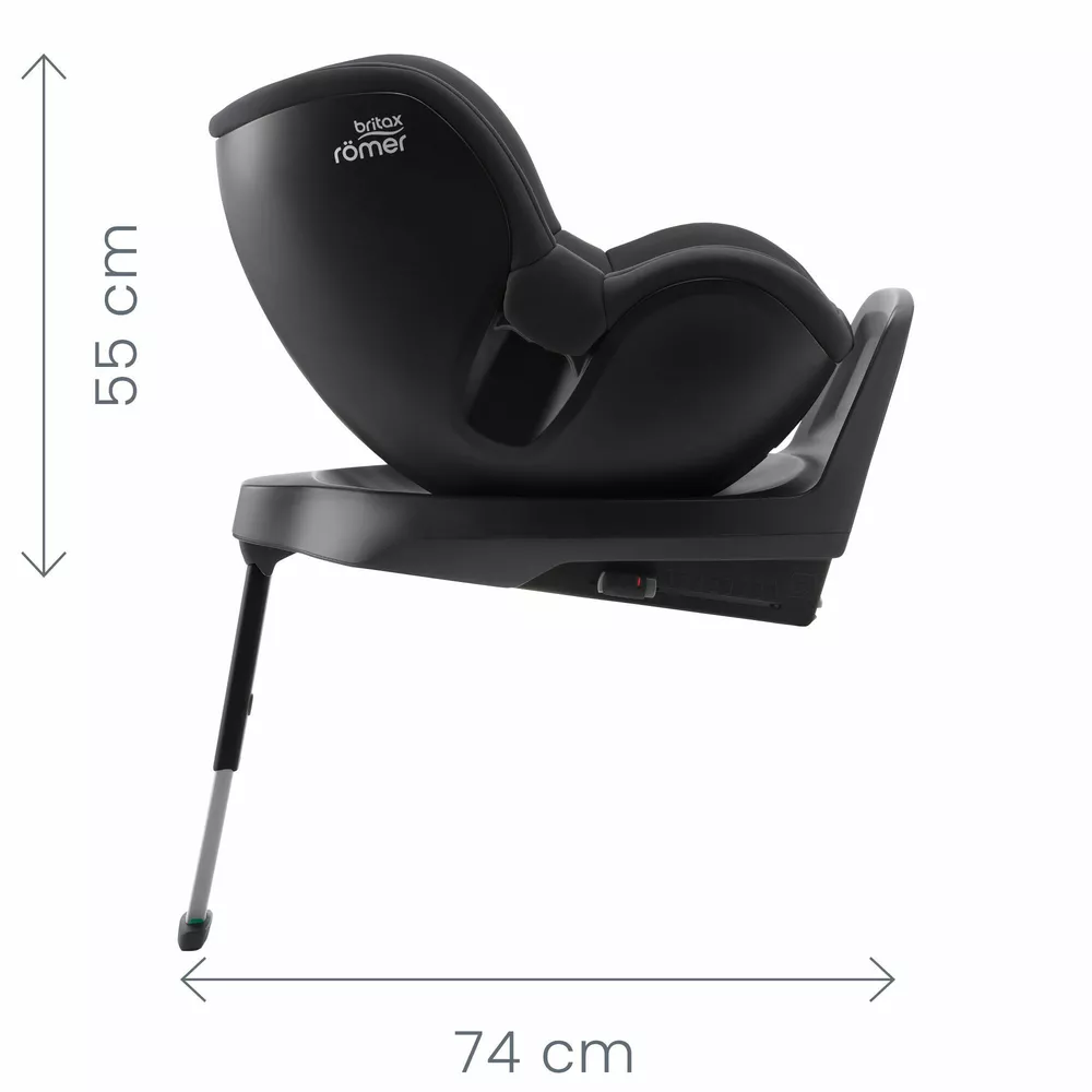 Autosedačka BRITAX RÖMER Dualfix Plus Midnight Grey