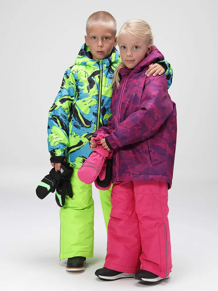 Dětská lyžařská bunda CUNES-pink Loap velikost 158/164