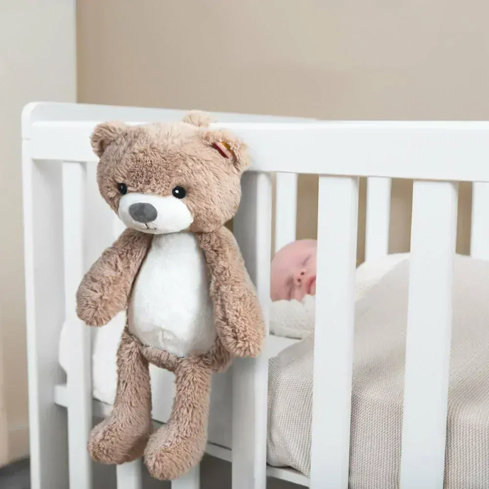 Zazu Medvídek BRODY hnědošedý - sleeptrainer s melodiemi a nočním světlem
