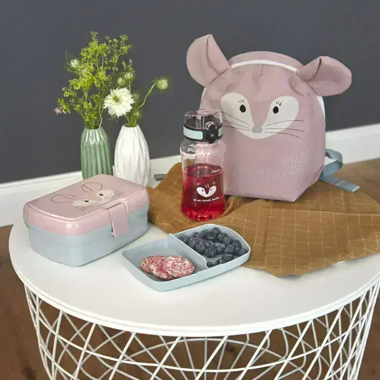 Svačinový set Lässig Lunch Set About Friends chinchilla