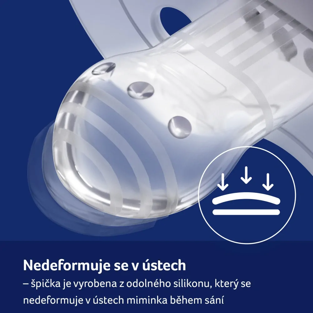 LOVI Dudlík silikonový dynamický BLOSSOM 0-3m 2 ks holka