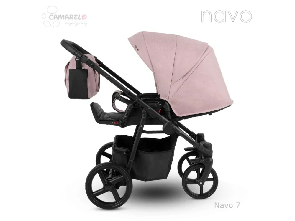 Dětský kočárek Camarelo Navo - 7 Růžová