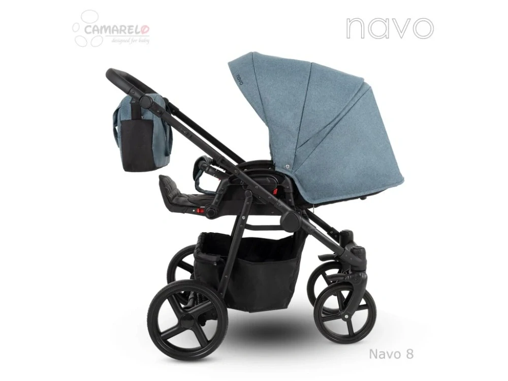 Dětský kočárek Camarelo Navo - 8 Modrozelená