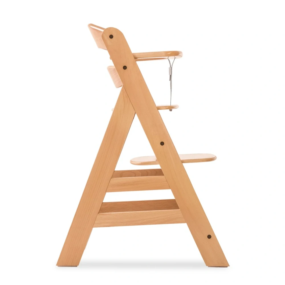Hauck Alpha+ dřevěná židle+novorozenecký Newborn set Pro s polohováním, 0m+/až 90kg, Natur