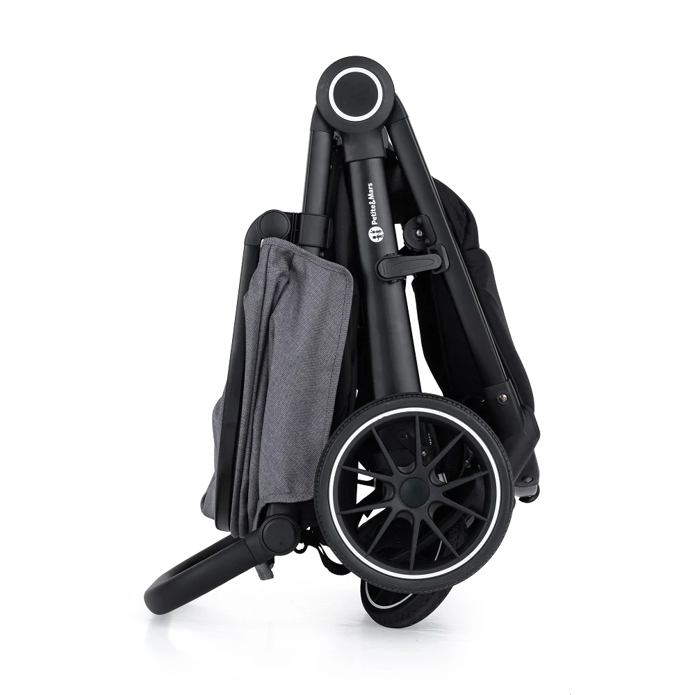 PETITE&MARS Kočárek sportovní Street2 RWS Black Dense Honey