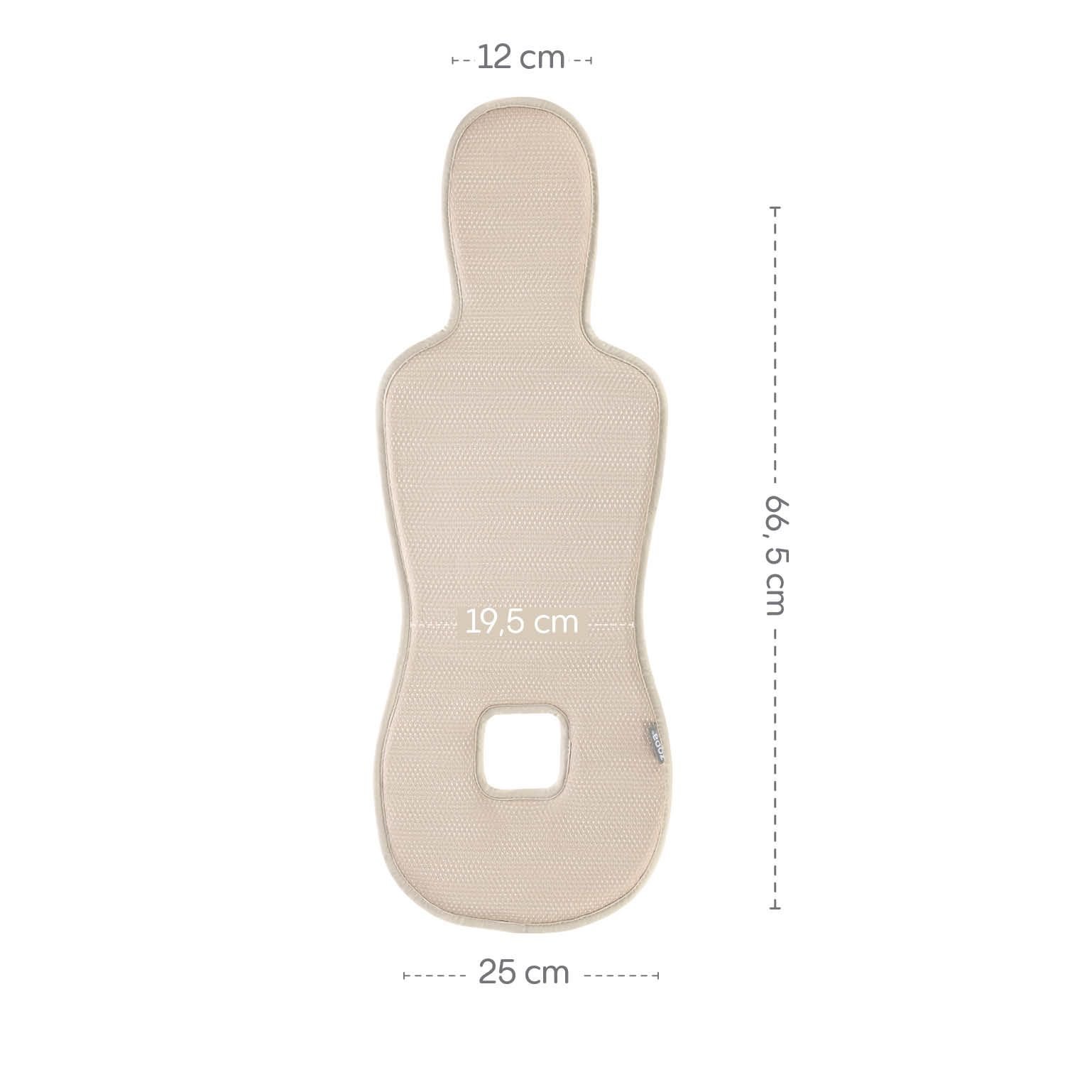 Prodyšná podložka do autosedačky Zopa Breeze sk. 0+ - Coral Pink
