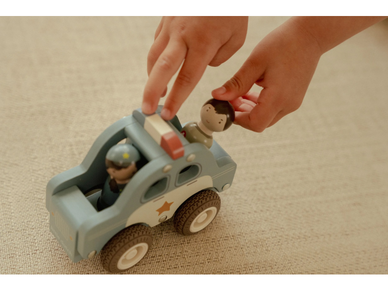 Little Dutch Policejní auto dřevěné