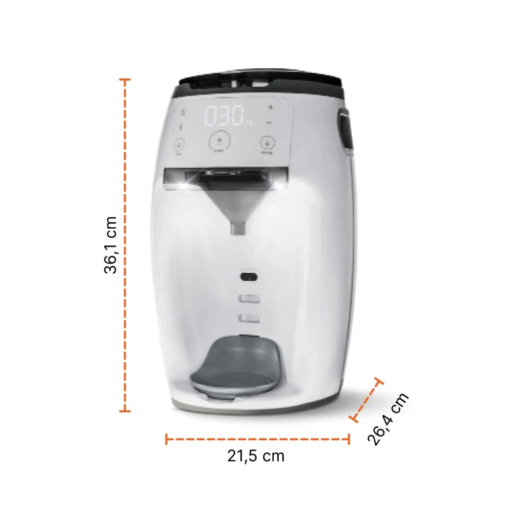 ZOPA Přístroj na přípravu kojeneckého mléka Babyccino, White
