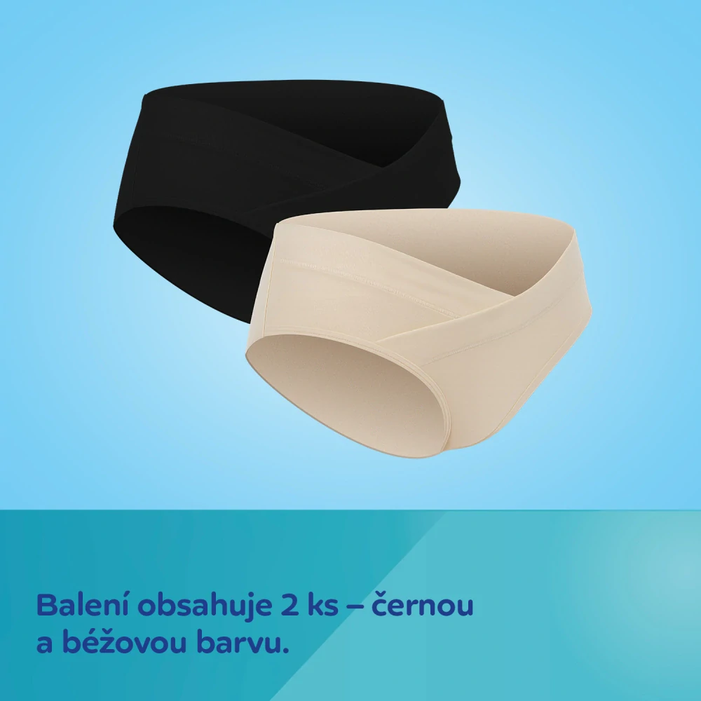 Canpol babies Těhotenské kalhotky s nízkým pasem MumFIT S/M 2ks