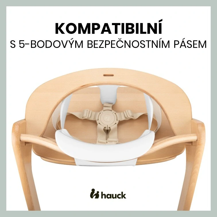 Hauck Sedátko 6-24m pro židličky Alpha+/Beta+, plast bílá