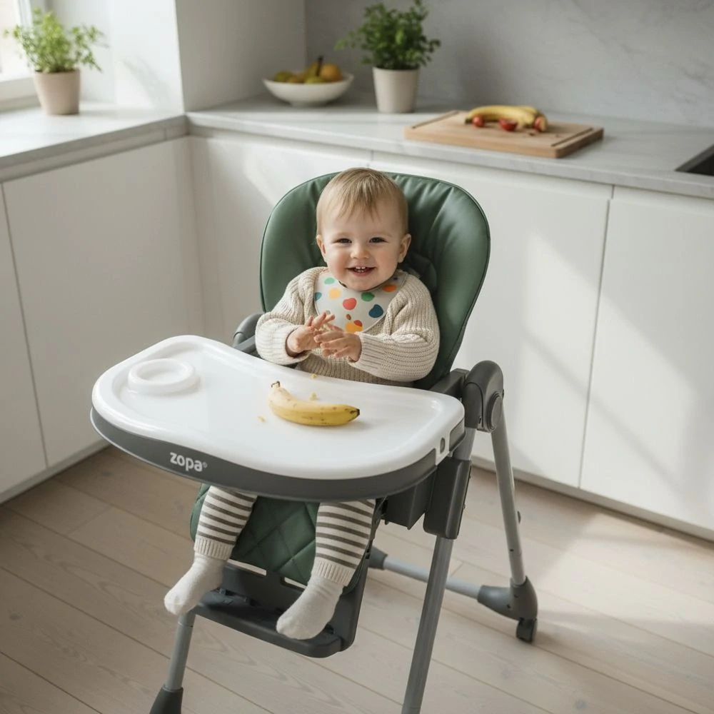 ZOPA Dětská jídelní židlička Monti 2, Diamond Green