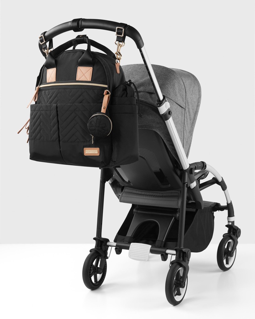 SKIP HOP Taška přebalovací/batoh 6v1 Suite Set Black
