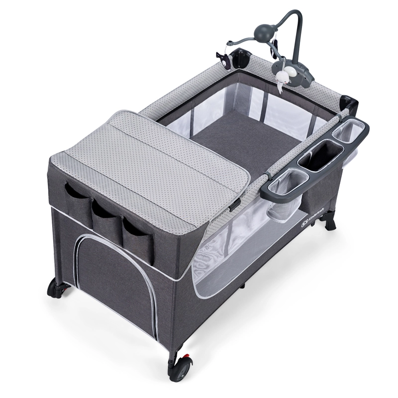 KINDERKRAFT Postýlka cestovní Leody doplňky Leody Grey
