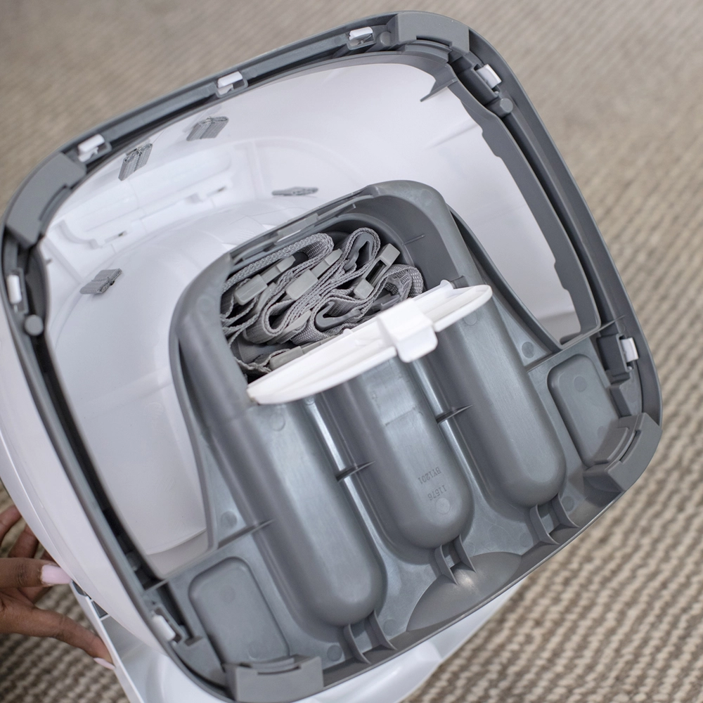 INGENUITY Podsedák na jídelní židli 2v1 Baby Base Cashmere 6m+ do 22 kg