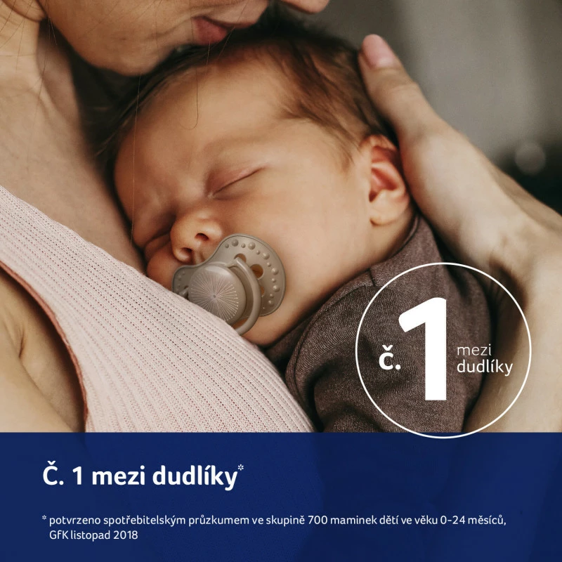 LOVI dudlík silikonový dynamický HARMONY 3-6m 2ks boy