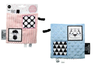 GAGAGU Smyslová dečka ovečka a tygr růžovo-modrá