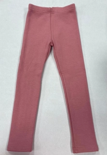 Dívčí zateplené legíny Topo in Fashion pastelově růžová