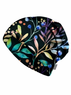 Dětská fleecová čepice spadená Unuo Podzimní bobule