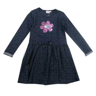 Dívčí bavlněné šaty Topo in Fashion s kytičkou