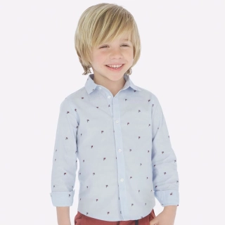 Chlapecká košile s dlouhým rukávem Mayoral  4119-19