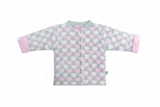 Kabátek pro miminko stoj. Srdíčka Baby Service