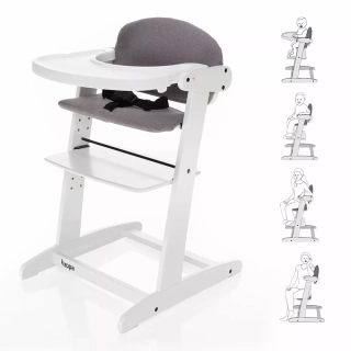 ZOPA Grow-up rostoucí židlička White/Grey