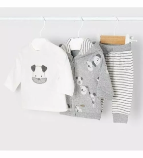 Kojenecká tepláková souprava 3-dílná Mayoral 2646-77